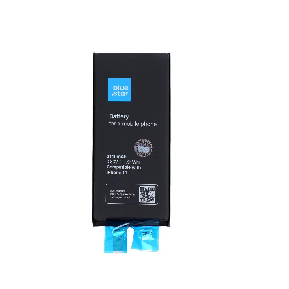 Battery without BMS for iPhone 11 3110 mAh Blue Star HQ BLUE STAR HQ battery without BMS for IPHONE 11 3110 mAh - Image 1