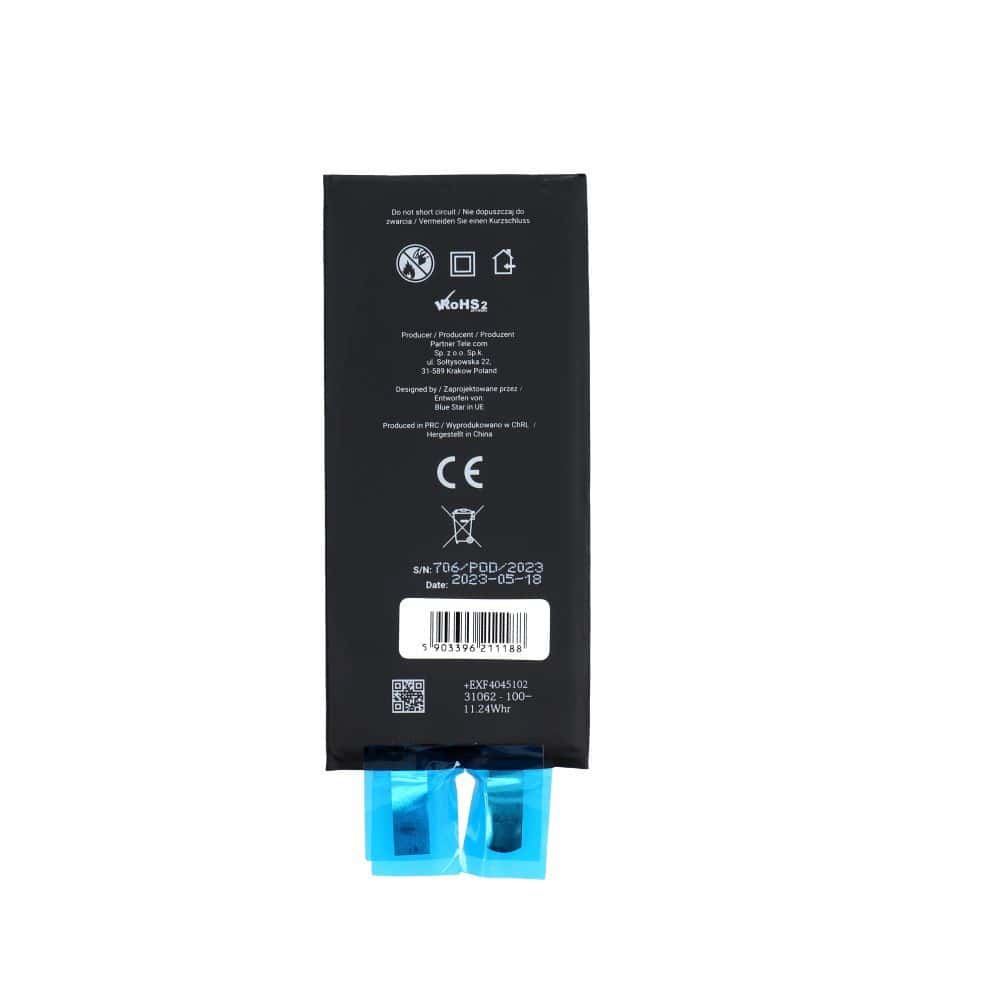 BLUE STAR HQ battery without BMS for IPHONE XR 2942 mAh - Image 2