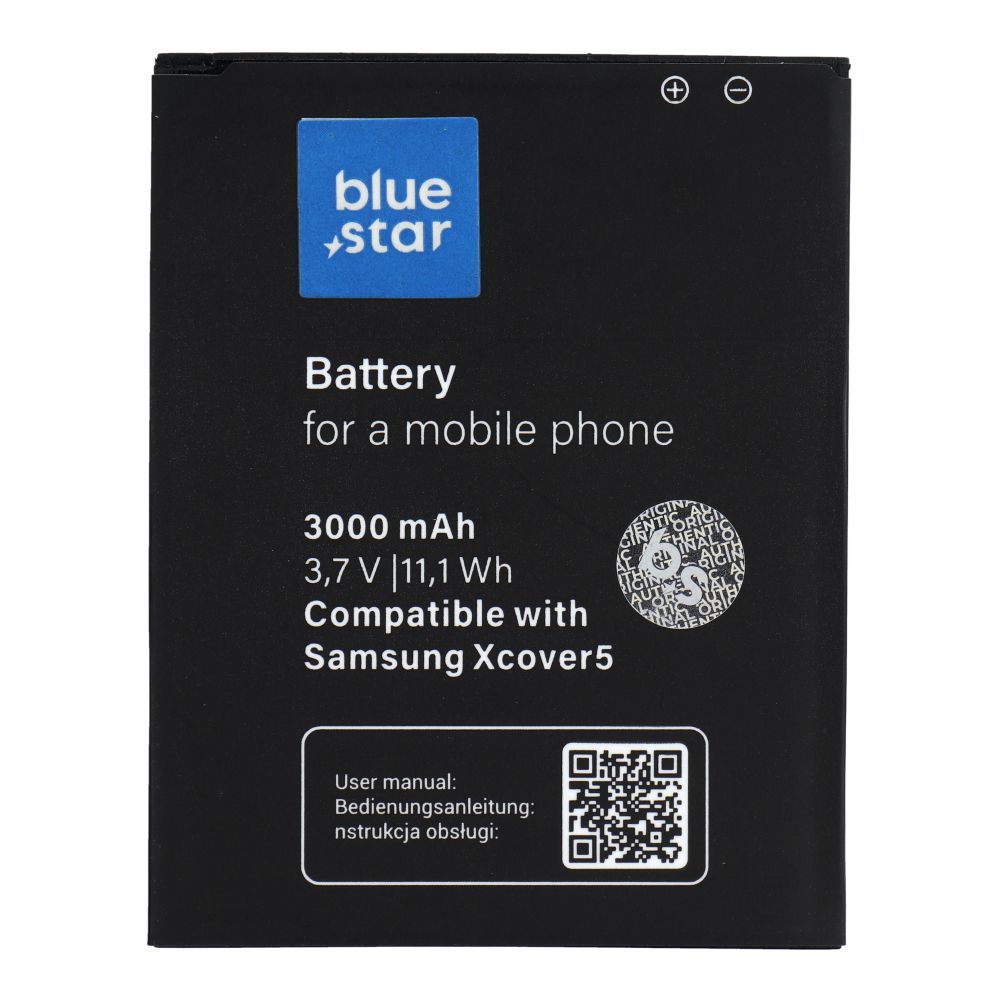 Battery for Samsung Xcover 5 G390 2800mAh Blue Star Premium BLUE STAR PREMIUM battery for SAMSUNG Xcover 5 G390 2800mAh - Image 1