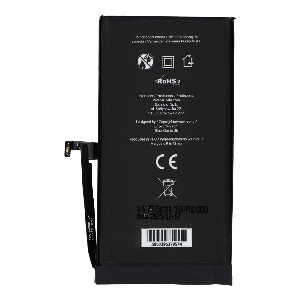 BLUE STAR HQ battery for IPHONE 15 3349 mAh - Image 2
