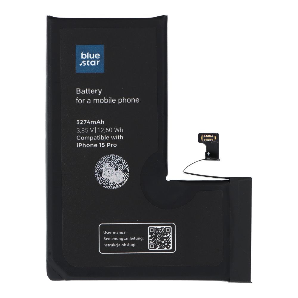 BLUE STAR HQ battery for IPHONE 15 Pro 3274 mAh - Image 1