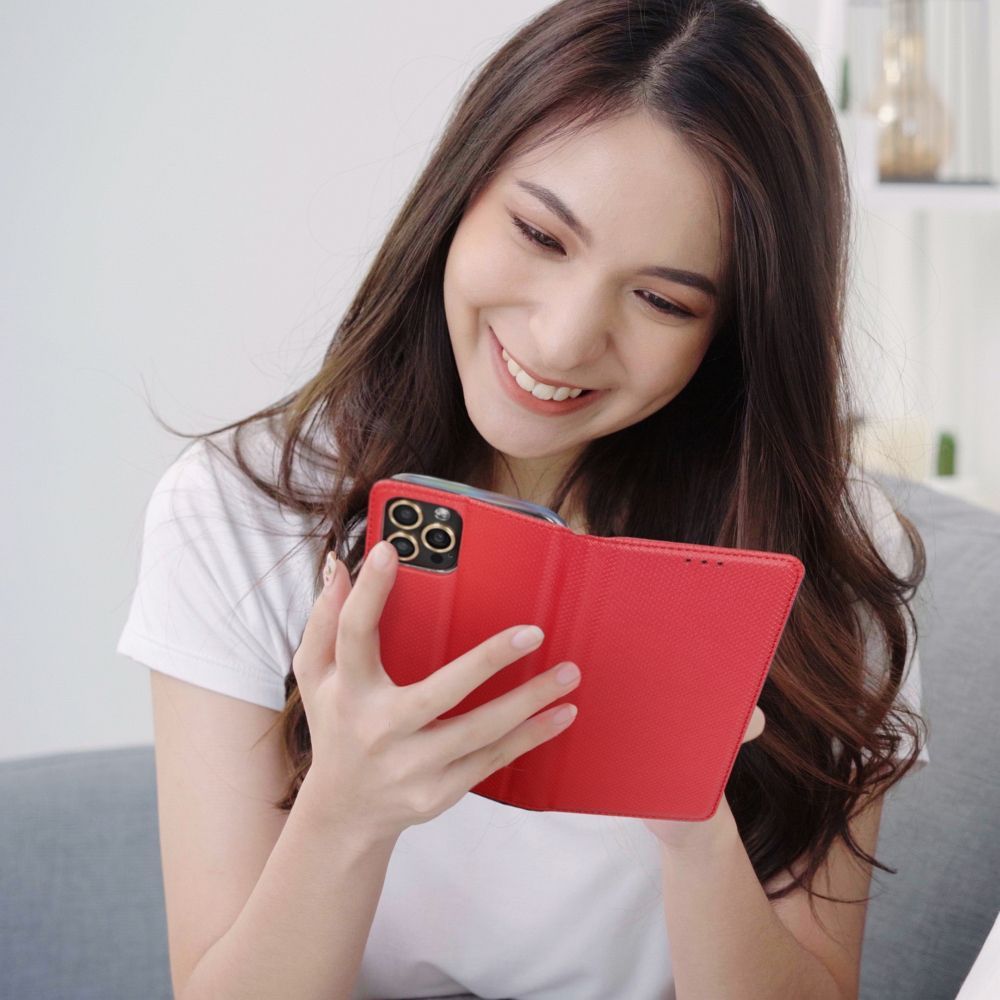 SMART CASE Book for XIAOMI Redmi Note 14 5G red - Image 2