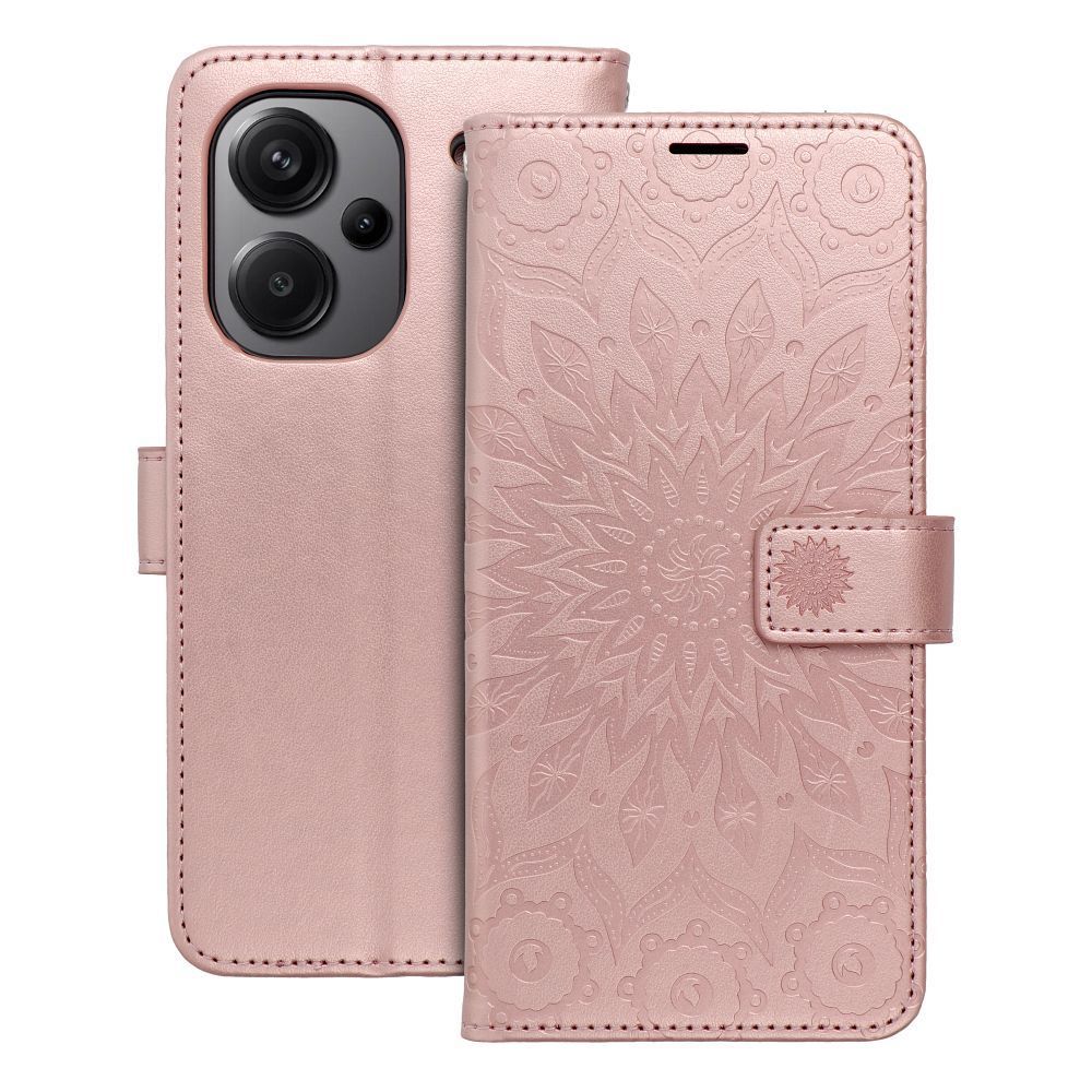 MEZZO Book case for XIAOMI Redmi Note 13 Pro Plus 5G mandala rose gold MEZZO Book case for XIAOMI Redmi Note 13 Pro Plus 5G mandala rose gold - Image 1