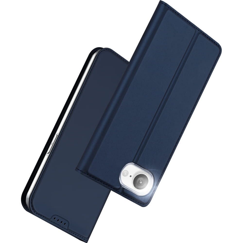 DUX DUCIS wallet case SKIN PRO for IPHONE 16e blue - Image 2