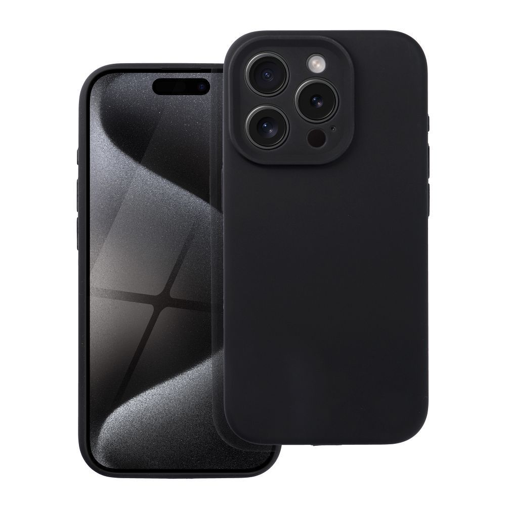 Case SILICONE 2mm for IPHONE 15 Pro black - Image 2