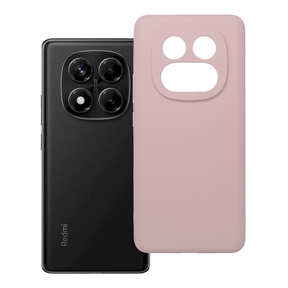 Case SILICONE 2mm for XIAOMI REDMI NOTE 14 Pro 4G sand pink - Image 1