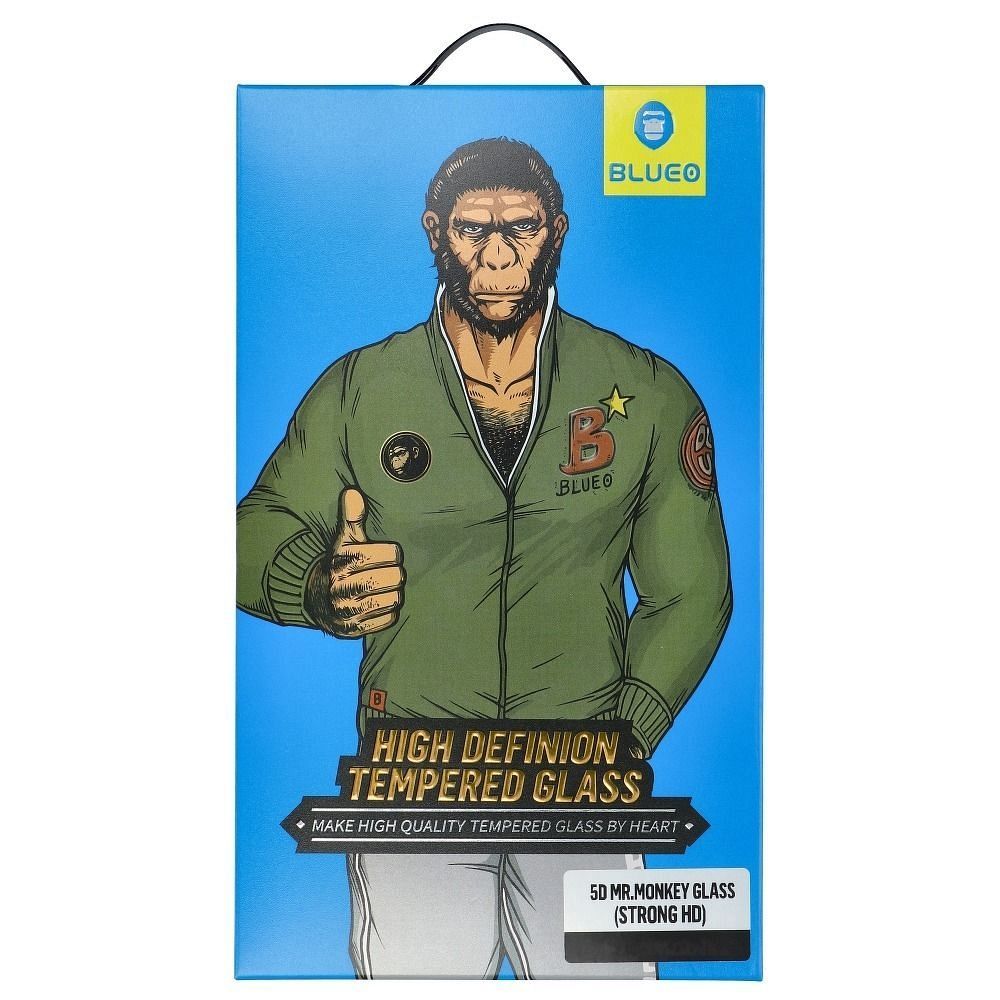 5D Mr. Monkey Glass - Apple iPhone 14 Pro Max black (Strong HD) - Image 1
