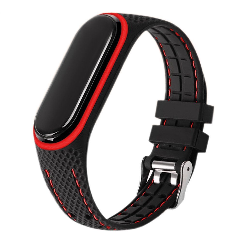 Elastomer strap LIFESTYLE for XIAOMI Mi Band 5 / 6 balck (04) - Image 1