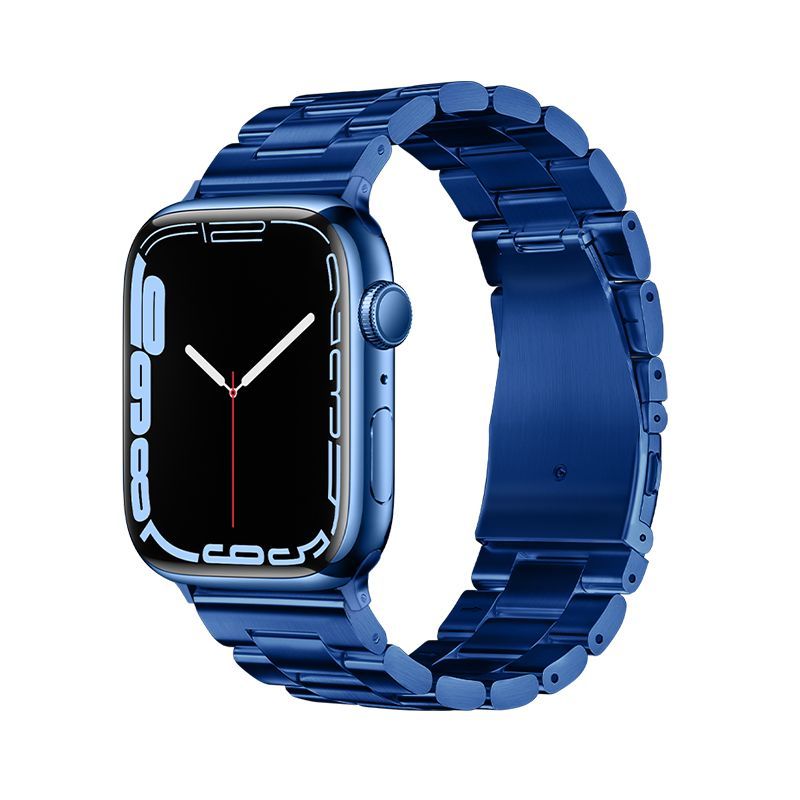 Strap to Apple Watch Forcell F-Design FA10 steel clasp 42 / 44 / 45 / 49 mm blue FORCELL F-DESIGN FA10 stainless steel strap for APPLE Watch 42 / 44 / 45 / 49 mm blue - Image 1
