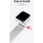 DUX DUCIS strap MILANESE stailess steel magnetic for Apple Watch 38 / 40 / 41 mm grey - Image 2