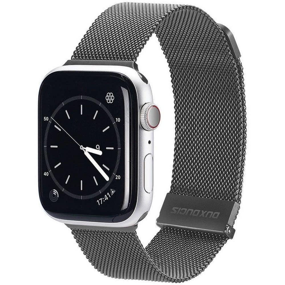 DUX DUCIS strap MILANESE stailess steel magnetic for Apple Watch 38 / 40 / 41 mm grey - Image 1
