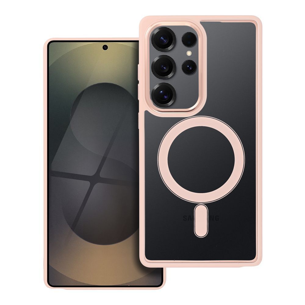 COLOR EDGE MAG COVER case compatible with MagSafe for SAMSUNG S25 ULTRA pink - Image 1