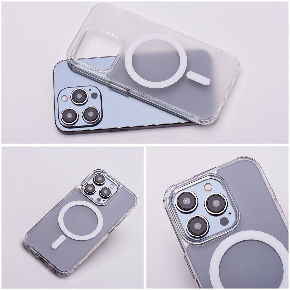 FROST MAG COVER case compatible with MagSafe for SAMSUNG S25 Edge transparent - Image 2
