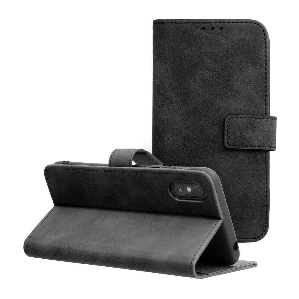 TENDER Book Case for XIAOMI Redmi 9AT / Redmi 9A black TENDER Book Case for XIAOMI Redmi 9AT / Redmi 9A black - Image 1