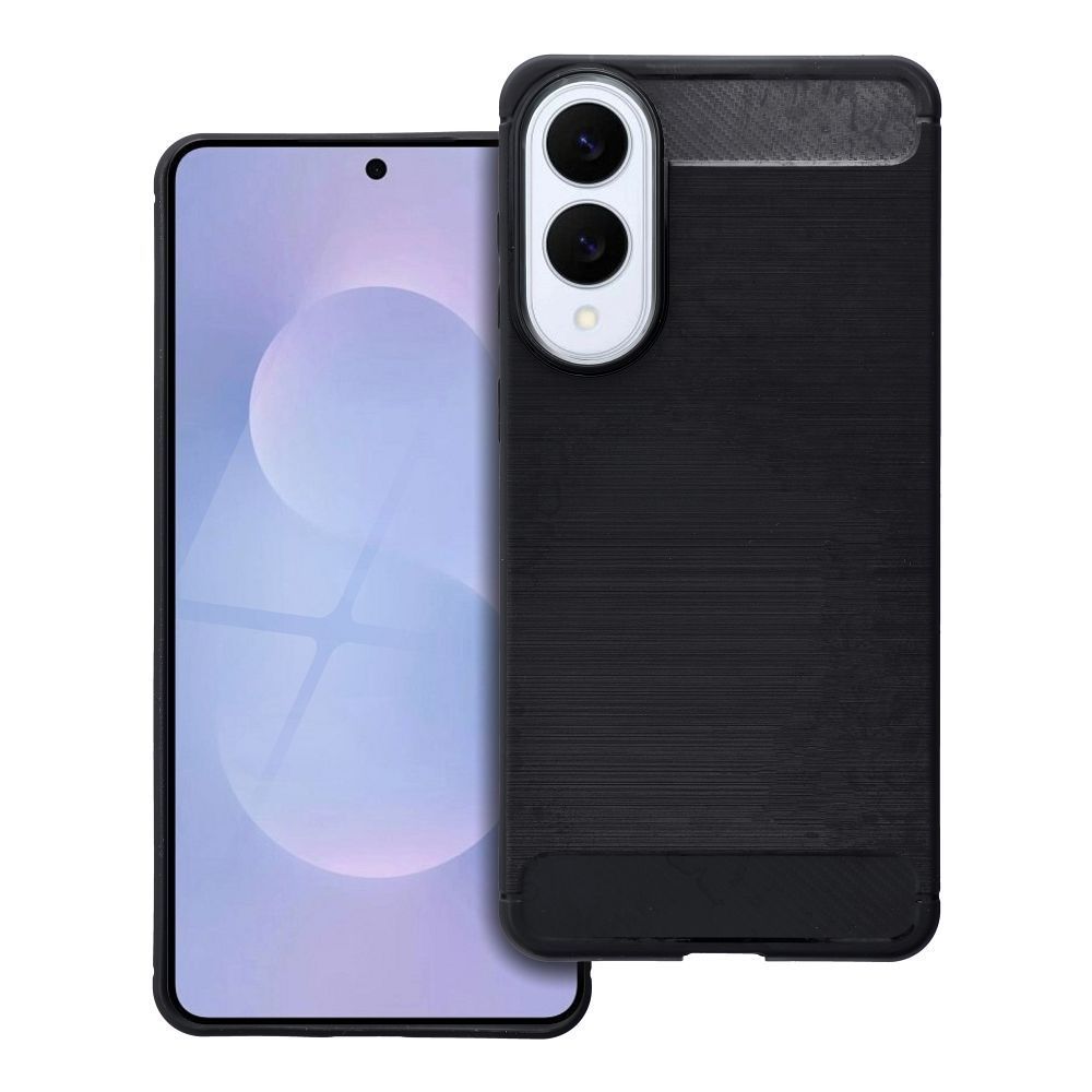 Case for Samsung S25 Edge Carbon black CARBON case for SAMSUNG S25 Edge black - Image 1