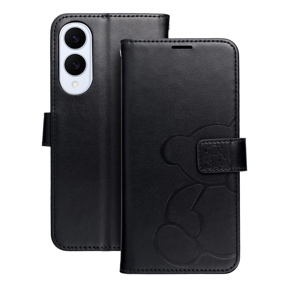 MEZZO Book case for SAMSUNG S25 Edge teddy bear black - Image 1