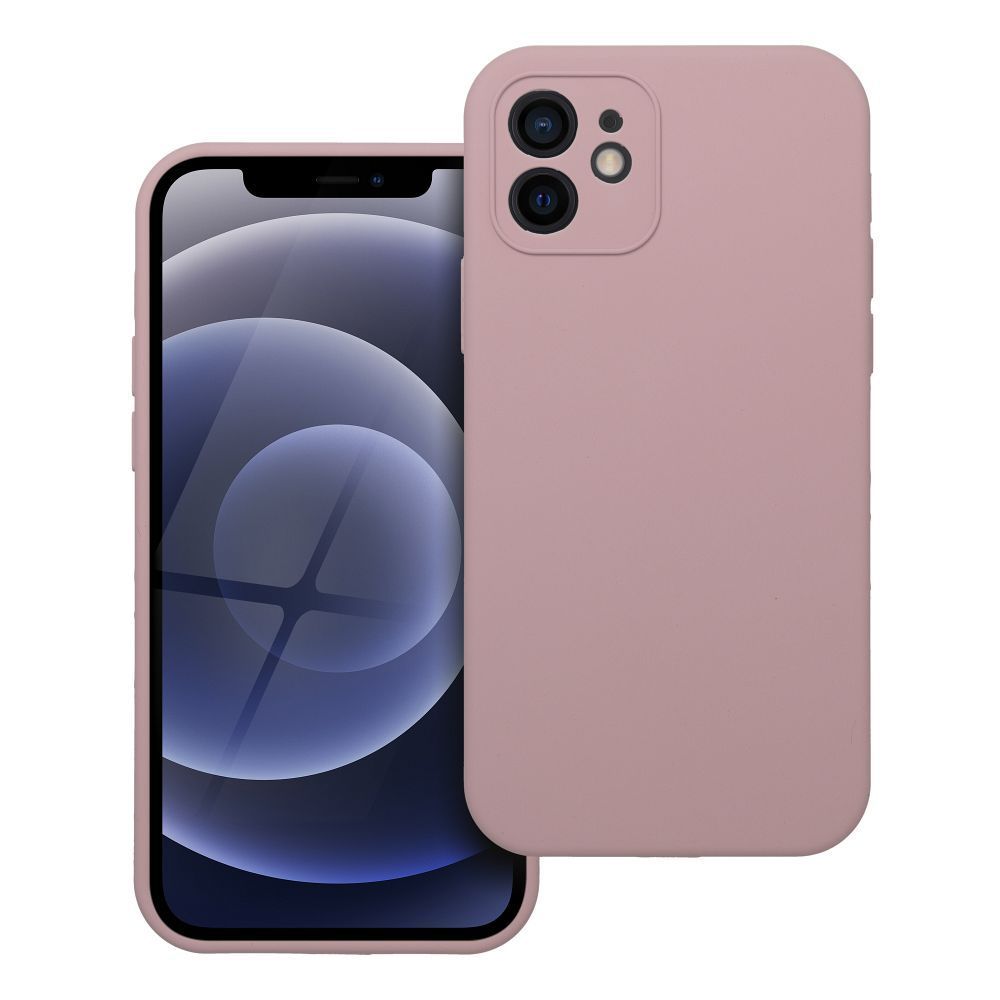 Case SILICONE 2mm for IPHONE 12 sand pink - Image 1