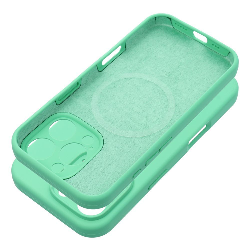 Case SILICONE 2mm for IPHONE 15 Pro compatible with MagSafe mint - Image 1