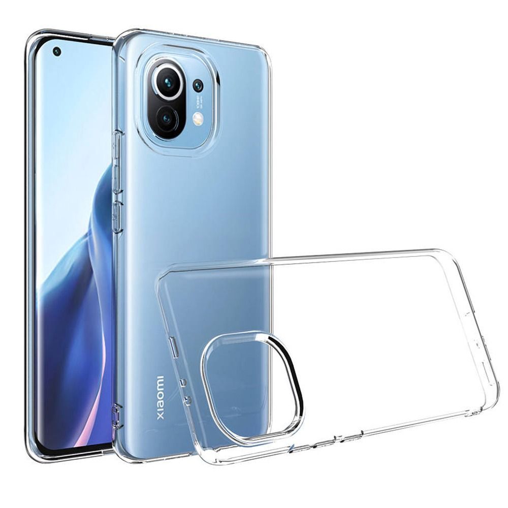 BACK CASE ULTRA SLIM 0,5 mm forXiaomi Mi 11 Lite 5G / Mi 11 Lite LTE ( 4G ) transparent BACK CASE ULTRA SLIM 0,5 mm forXiaomi Mi 11 Lite 5G / Mi 11 Lite LTE ( 4G ) transparent - Image 1