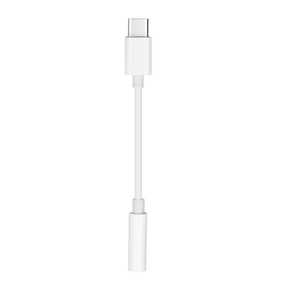 Adapter AUX Type C (male) to Jack 3,5 mm (female) white Adapter AUX Type C (male) to Jack 3,5 mm (female) white - Image 1
