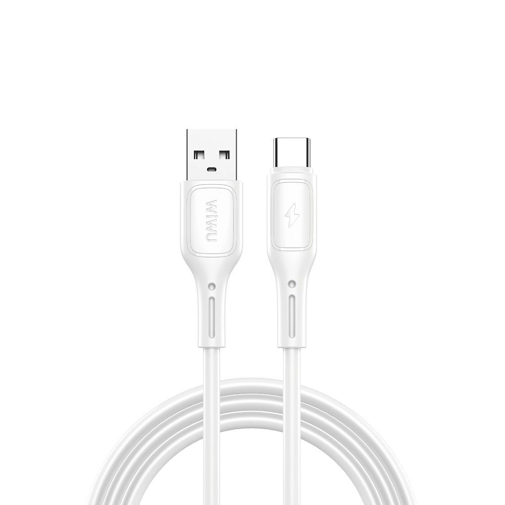 WiWU - Starlink Series Data Cable Wi-C001 USB A to USB C 2,4A - white - Image 1