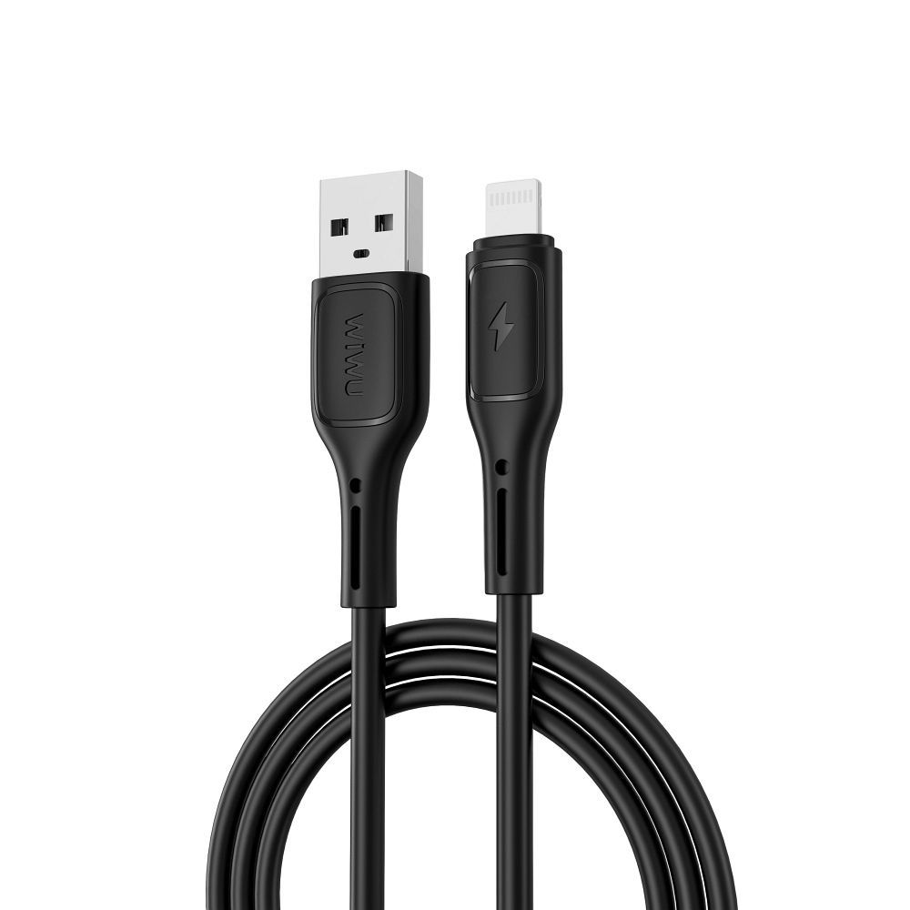 WiWU - Starlink Series Data Cable Wi-C001 USB A to Lightning 2,4A - black - Image 1