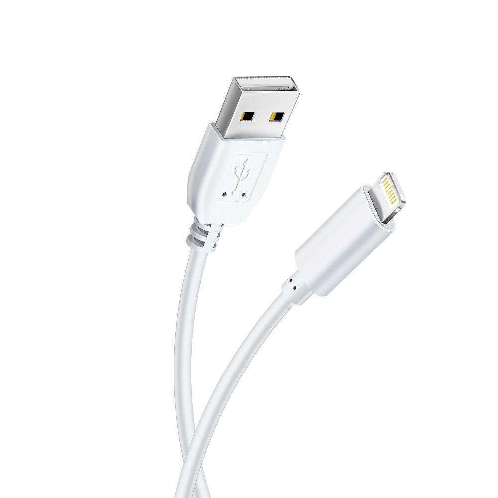 BLUE STAR LITE cable 3A USB A to Lightning 1,2 m white - Image 2