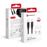 FORCELL F-ENERGY C338 cable Type C to Type C PD QC4.0 3A 60W 1 m black