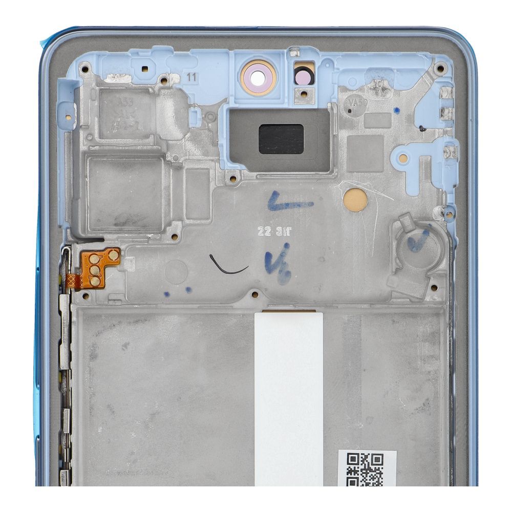 LCD Display for SAMSUNG A53 A536 HARD OLED with frame blue - Image 2