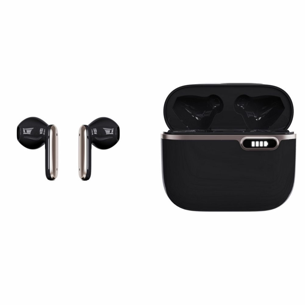 ART wireless earphones bluetooth TWS + docking station Type C AP-TW-B4B black - Image 2