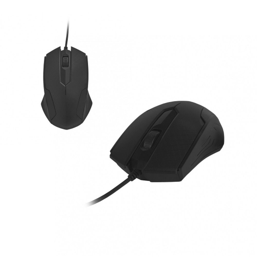 ART wire computer mouse USB A 1000 dpi AM-93 black - Image 1
