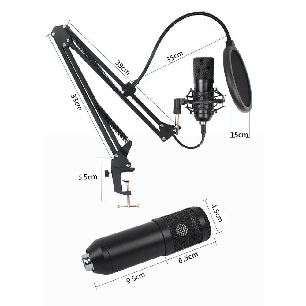 ART condenser microphone on a boom with a diaphragm AC-03 black - Image 2
