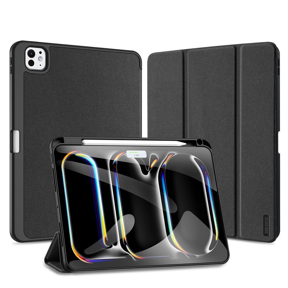 DUX DUCIS case DOMO foldable with pencil storage for iPad Pro 11 (2024) black DUX DUCIS case DOMO foldable with pencil storage for iPad Pro 11 (2024) black - Image 1
