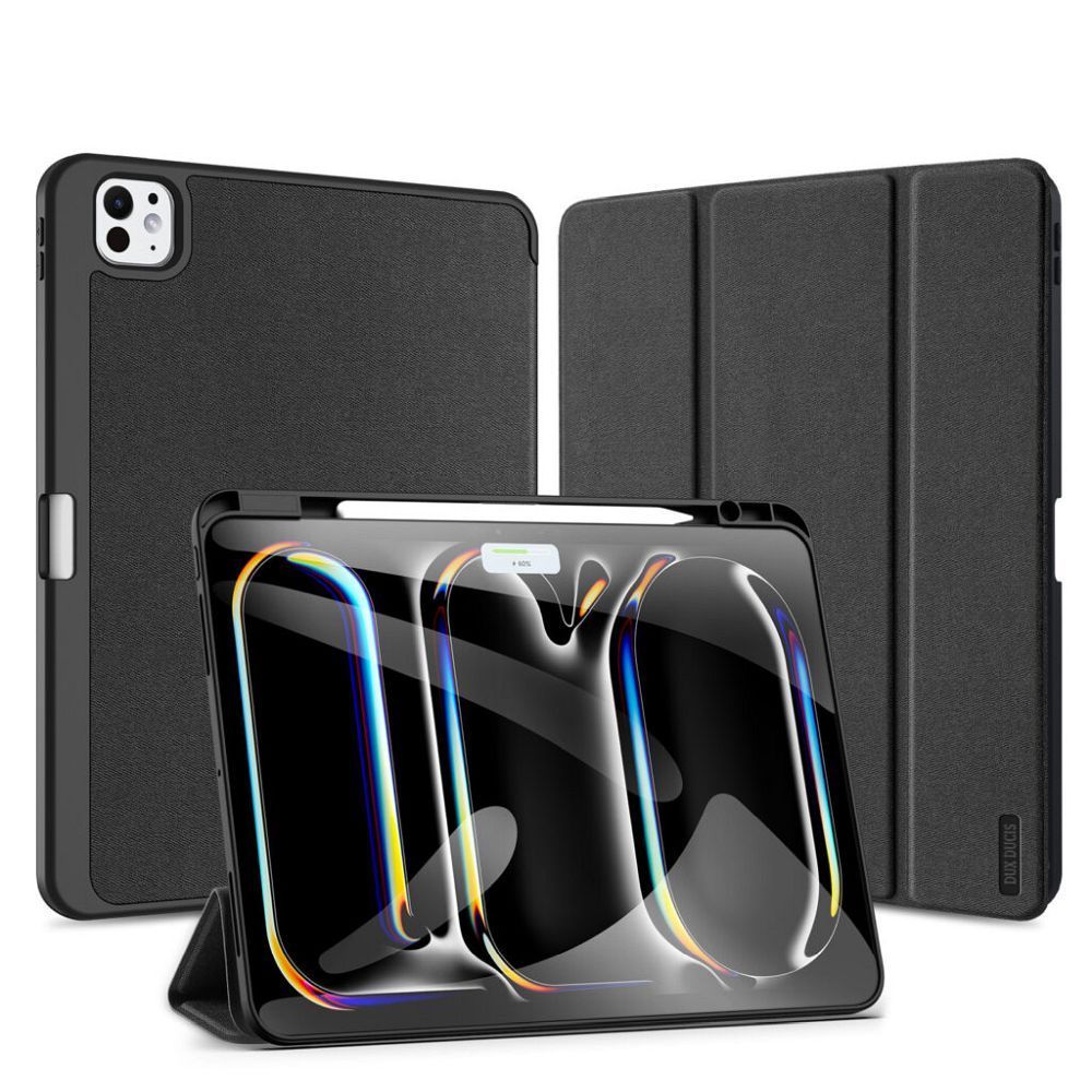 DUX DUCIS case DOMO foldable with pencil storage for iPad Pro 13 (2024) black DUX DUCIS case DOMO foldable with pencil storage for iPad Pro 13 (2024) black - Image 1