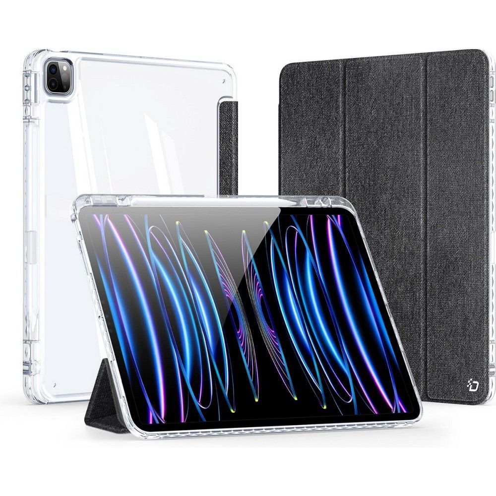 DUX DUCIS case UNID foldable with pencil storage for iPad Pro 13 (2024) black DUX DUCIS case UNID foldable with pencil storage for iPad Pro 13 (2024) black - Image 1