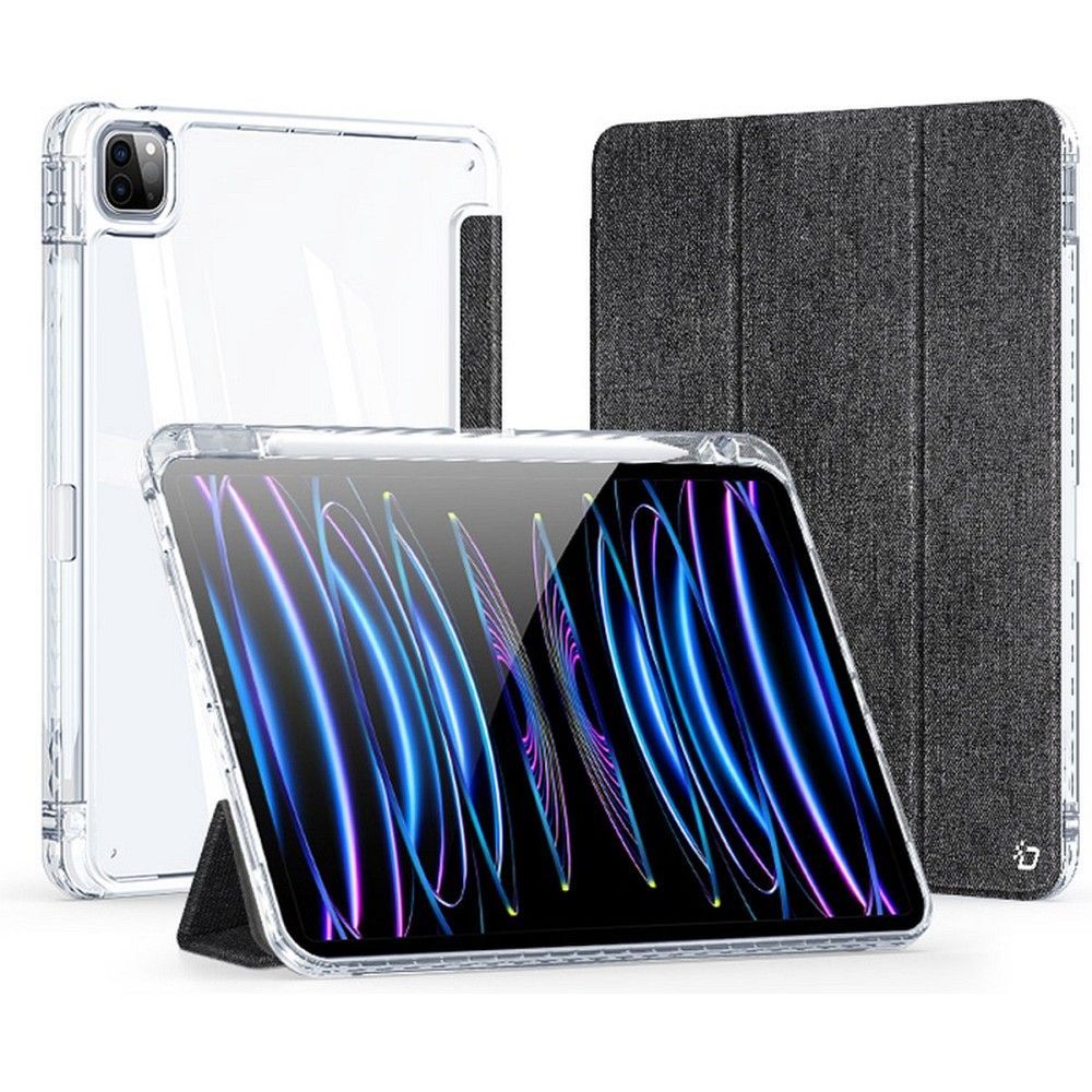 DUX DUCIS case UNID foldable with pencil storage for iPad Pro 11 (2024) black DUX DUCIS case UNID foldable with pencil storage for iPad Pro 11 (2024) black - Image 1