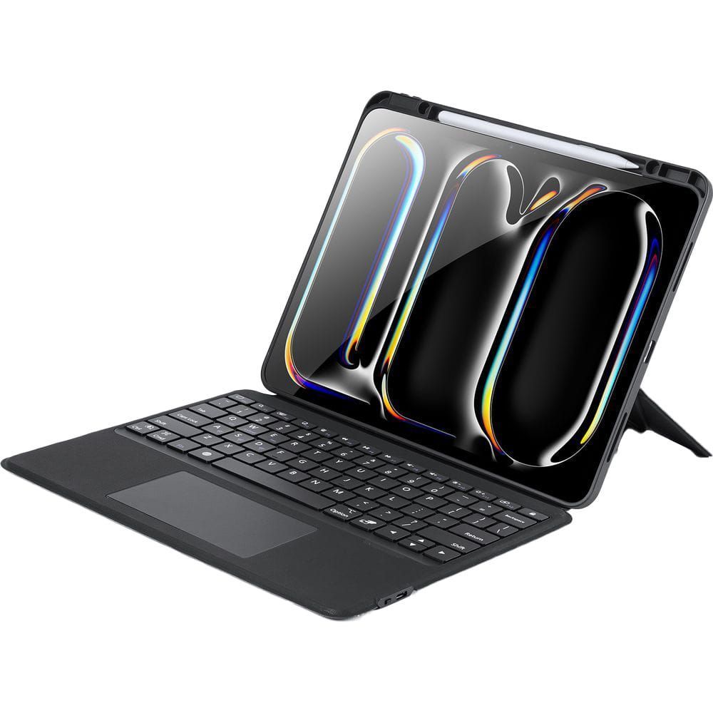 DUX DUCIS case DK foldable with Wireless Keyboard for iPad Pro 13 (2024) black - Image 2