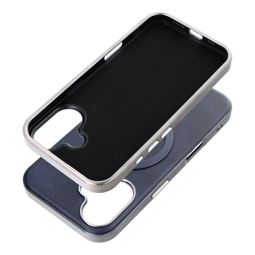 GENTLEMAN MAG COVER Case compatible with MagSafe for IPHONE 15 navy blue - Image 2