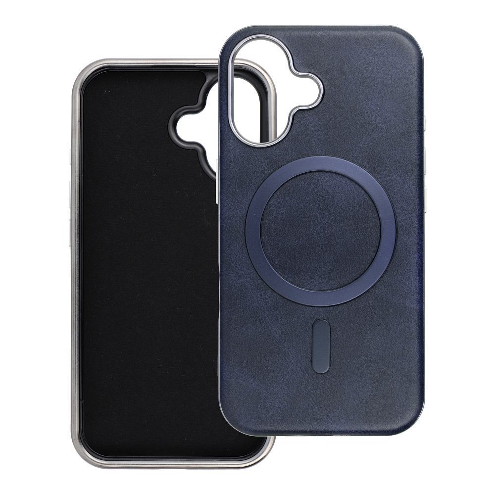 GENTLEMAN MAG COVER Case compatible with MagSafe for IPHONE 16 navy blue - Image 2