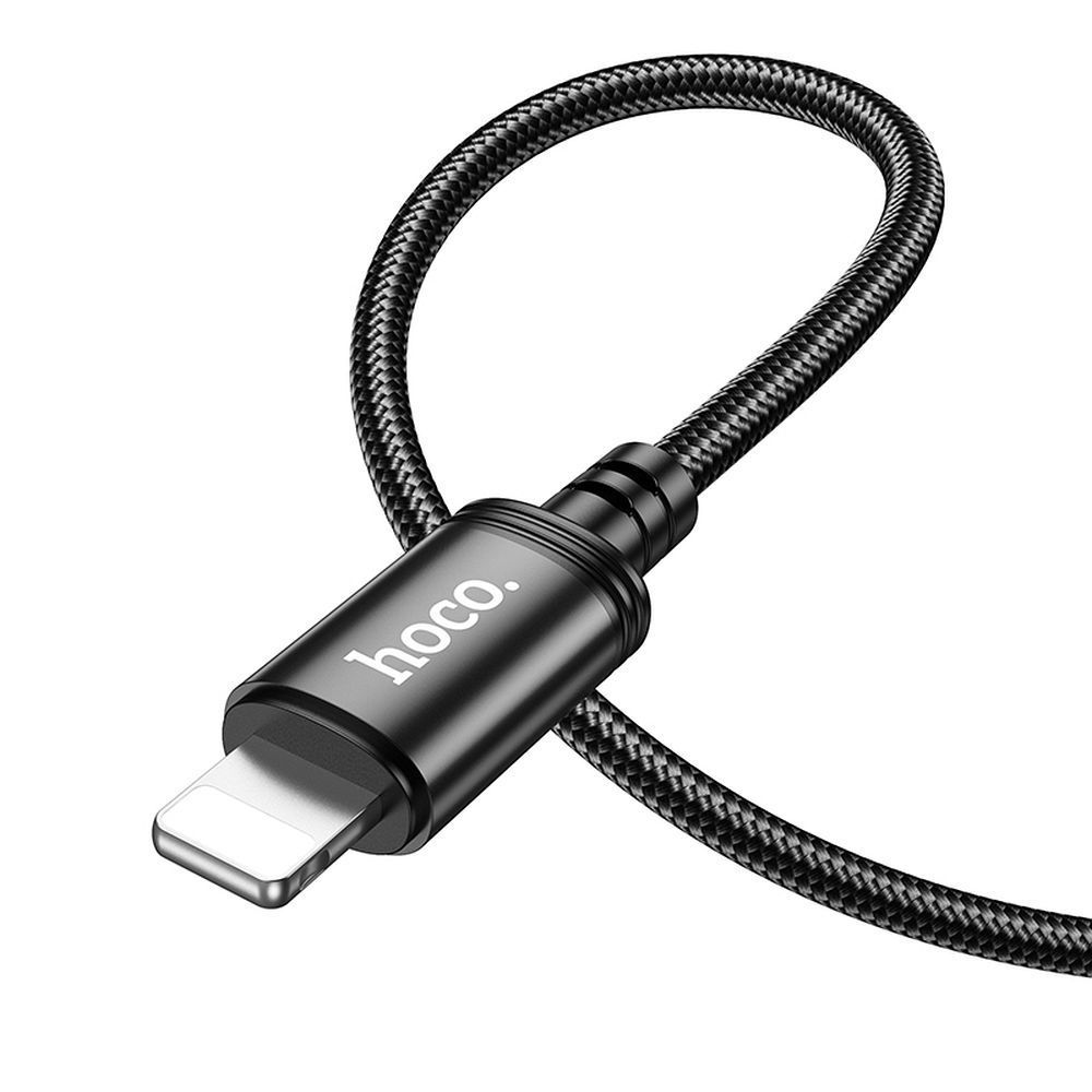  HOCO cable USB A to Lightning 2,4A X89 1 m black - Image 2