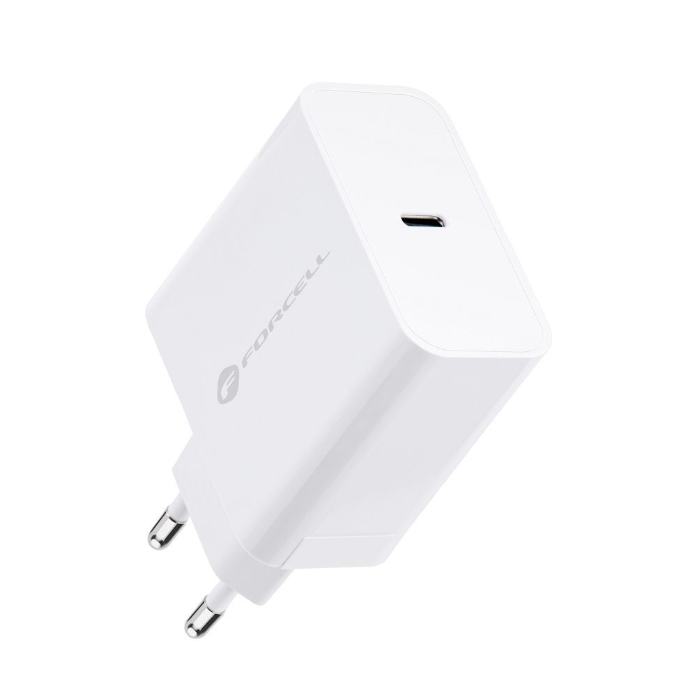 FORCELL F-ENERGY TFK-TC-45WPD travel charger Type C PD QC4.0 3A 45W white - Image 2