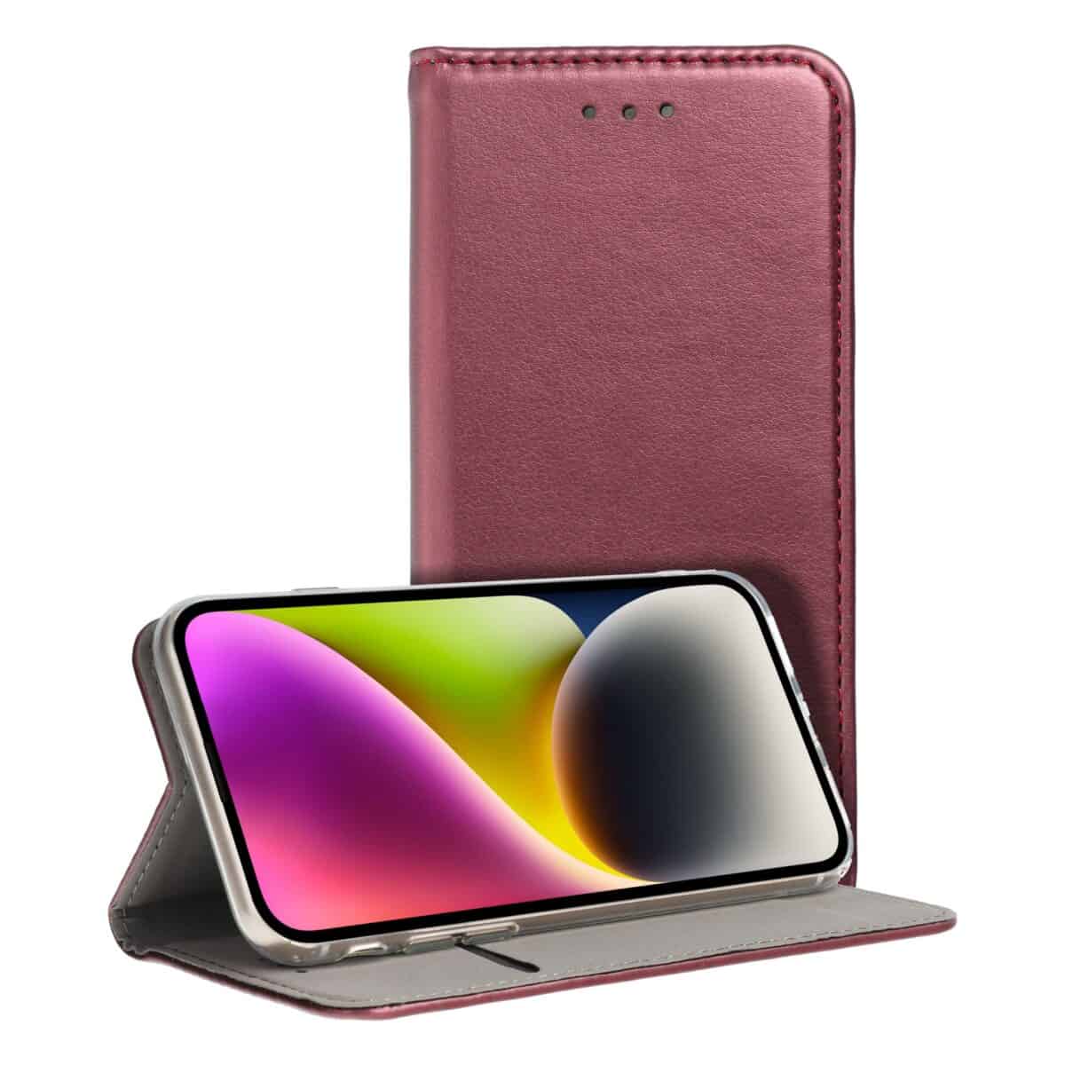 SMART MAGNETO Book case for HONOR Magic 7 PRO burgundy SMART MAGNETO Book case for HONOR Magic 7 PRO burgundy - Image 1