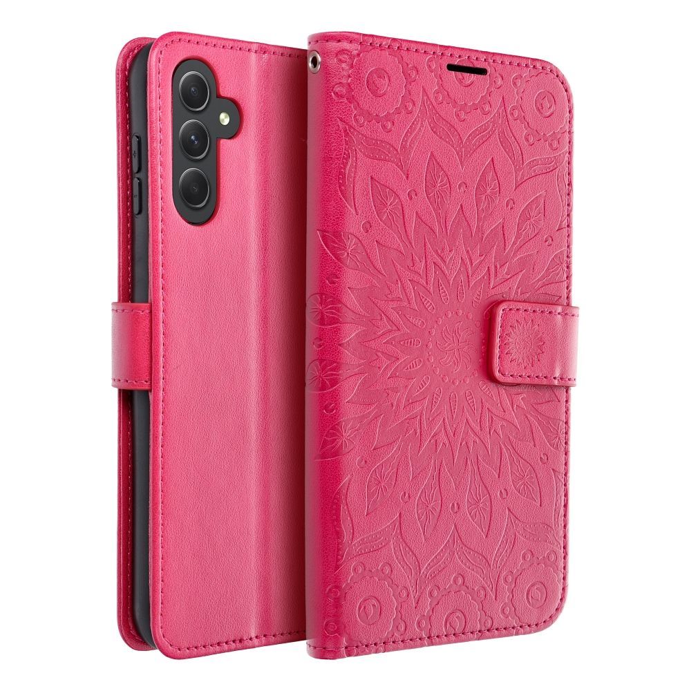 MEZZO Book case for SAMSUNG A14 4G / A14 5G mandala magenta - Image 2