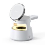 DUZZONA W23 5-in-1 Magnetic Wireless Charging Station with Bluetooth Speaker