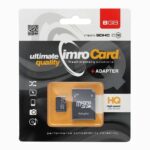 IMRO memory card microSD 8GB 100MB/s class 10 UHS I with adapter SD