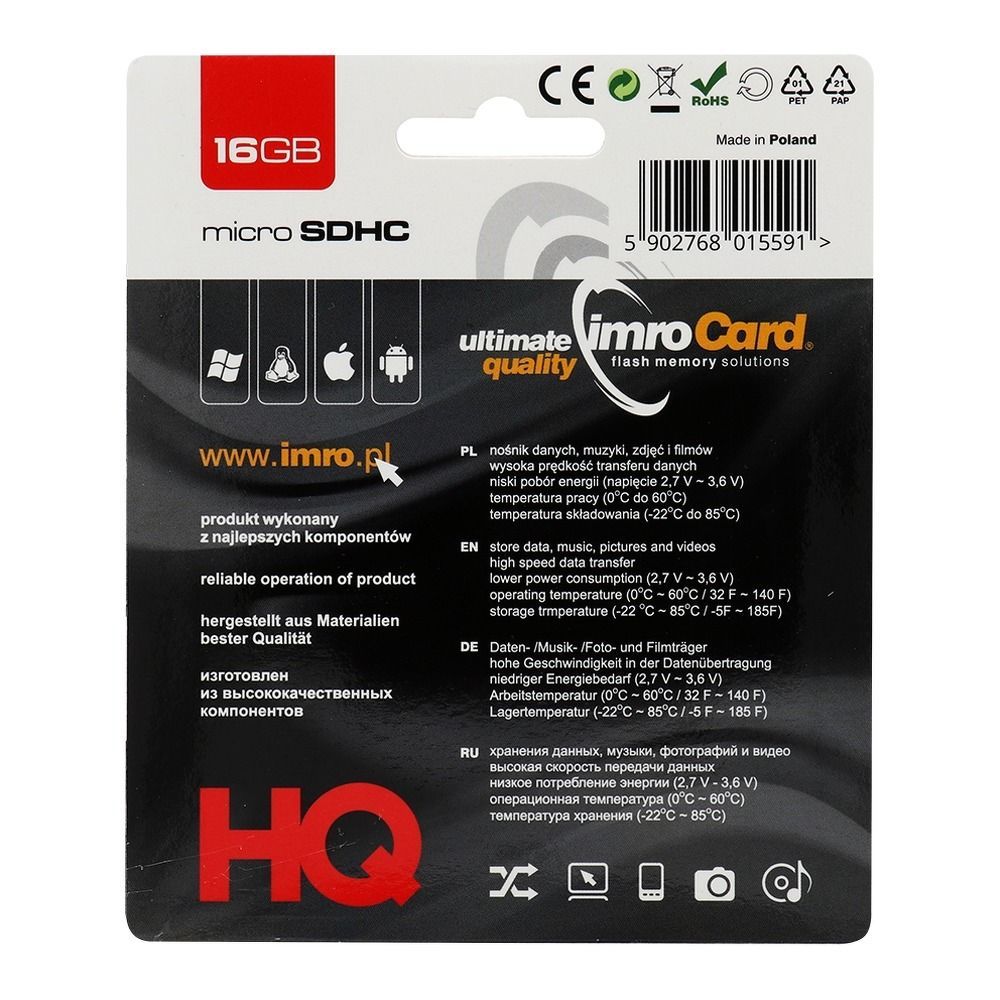 IMRO memory card microSD 16GB - Image 2