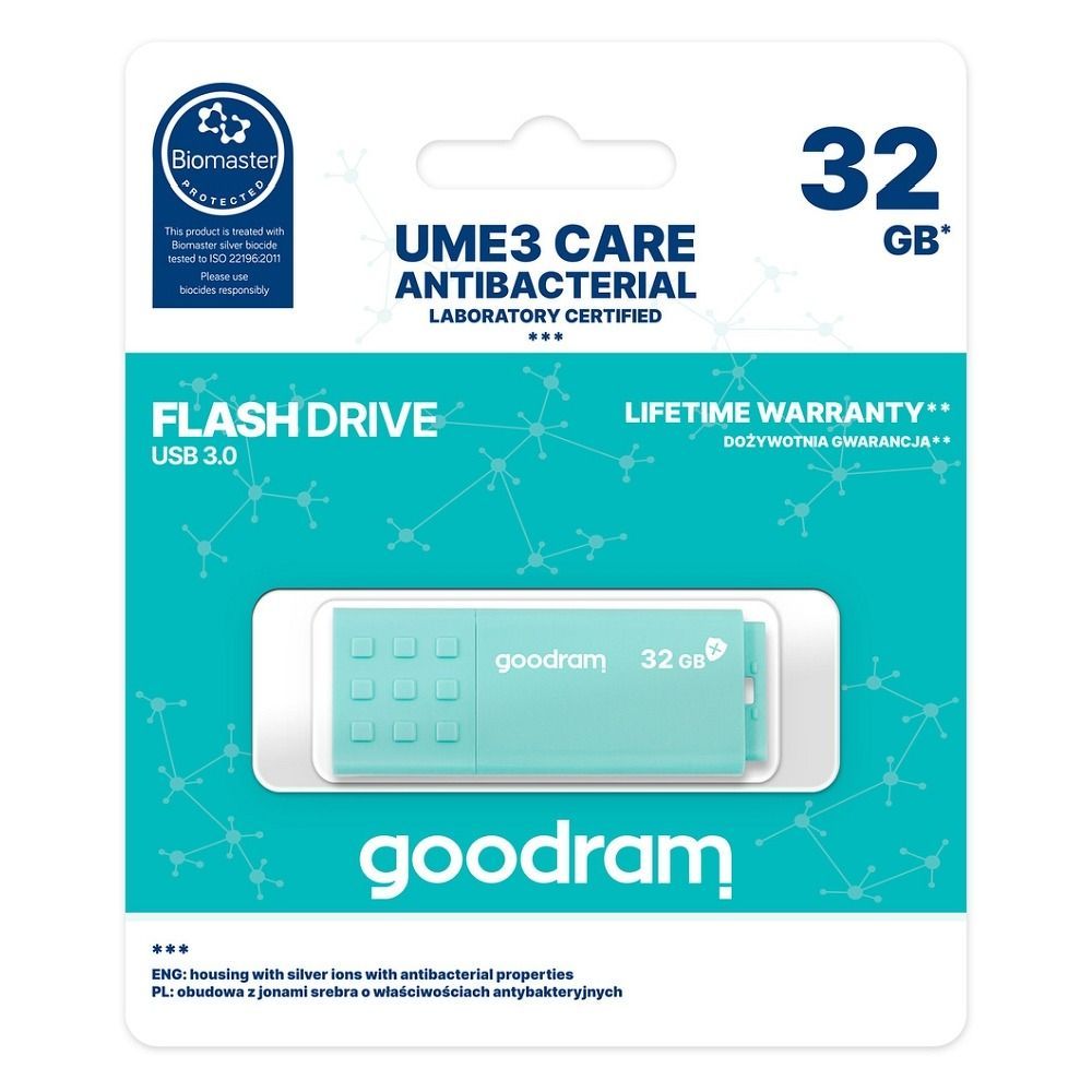 GOODRAM pendrive UME3 32GB USB3.0 (Biomaster protected) - Image 1