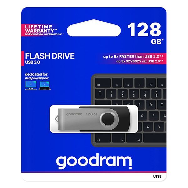 GOODRAM pendrive UTS3 128GB USB3.2 - Image 1