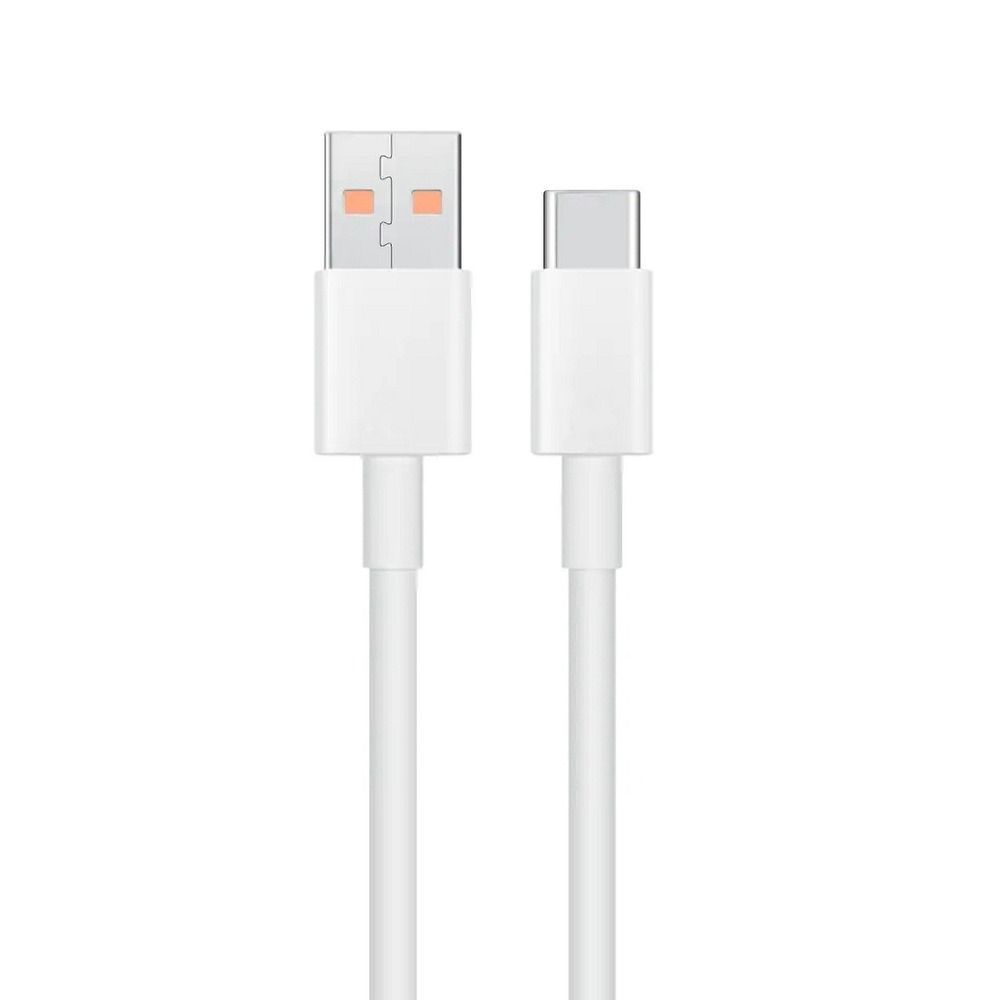 XIAOMI original cable USB A to Type C 6A 1 m white bulk - Image 1