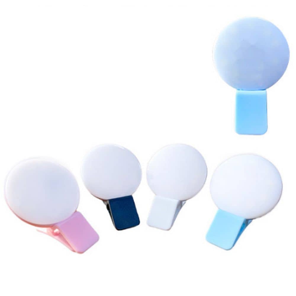 LED light ring for selfie on mobile phone MINI Q blue - Image 2